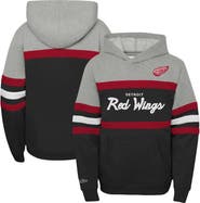 Mitchell & Ness Youth Mitchell & Ness Red Detroit Red Wings Head Coach Pullover Hoodie