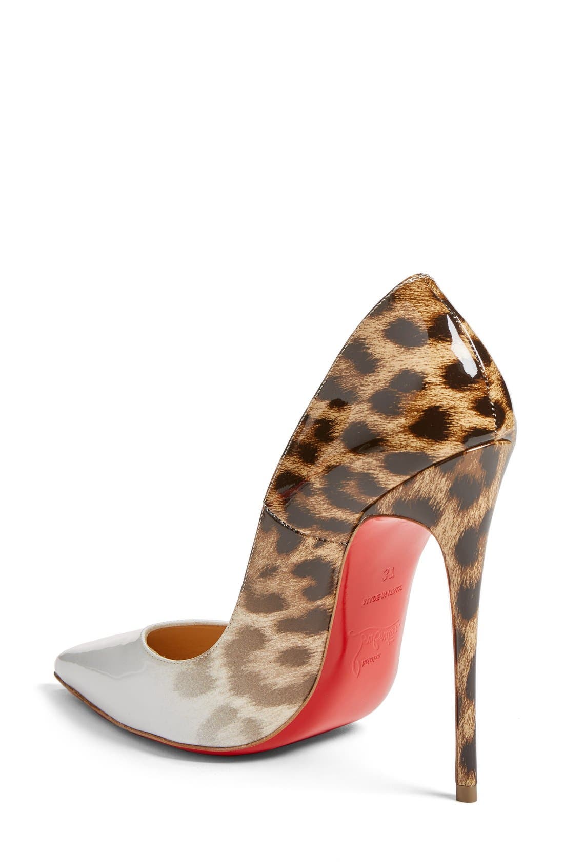 'So Kate' Pointy Toe Pump, Alternate, color, LEOPARD WHITE PATENT