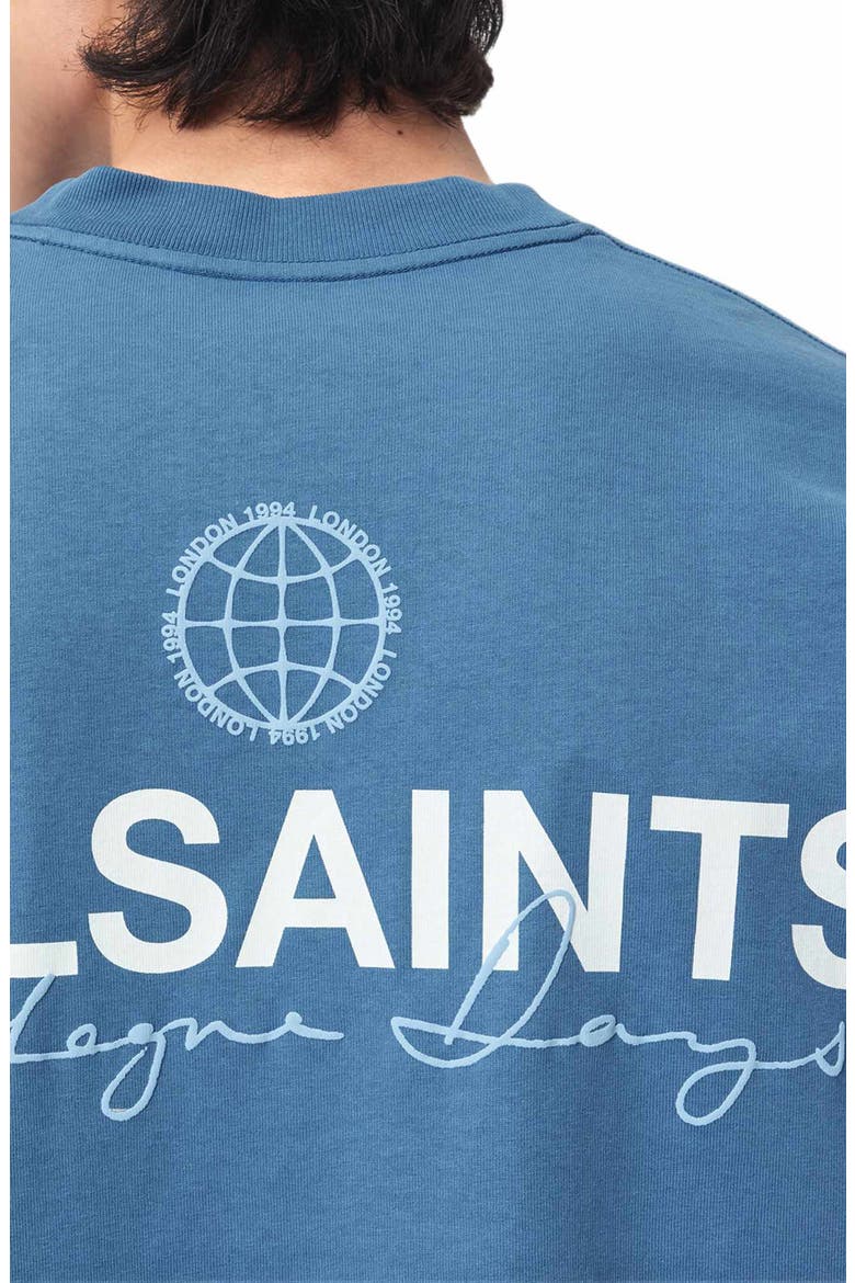 Emblem Cotton Graphic T-Shirt, Alternate, color, BAY BLUE