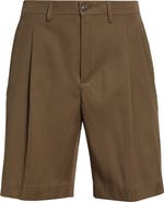 Golden Goose Journey Pleated Virgin Wool Bermuda Shorts