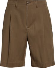 Golden Goose Journey Pleated Virgin Wool Bermuda Shorts