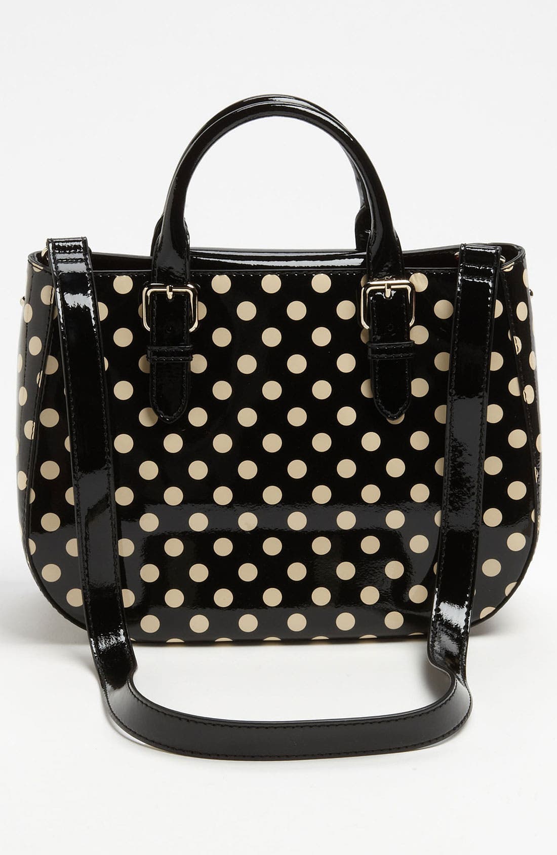 'sylvie' satchel, Alternate, color, BLACK/ BEIGE