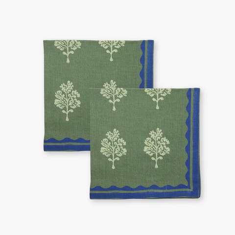 Sara Pure Cotton Table Napkin Set Of 2