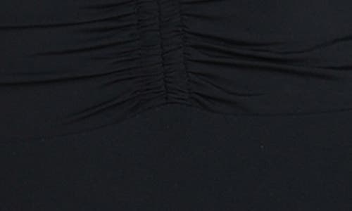 La Blanca Ruched One-piece Swimsuit In Black