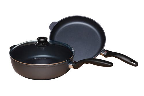 Swiss Diamond 3 Piece Cookware Set In Black