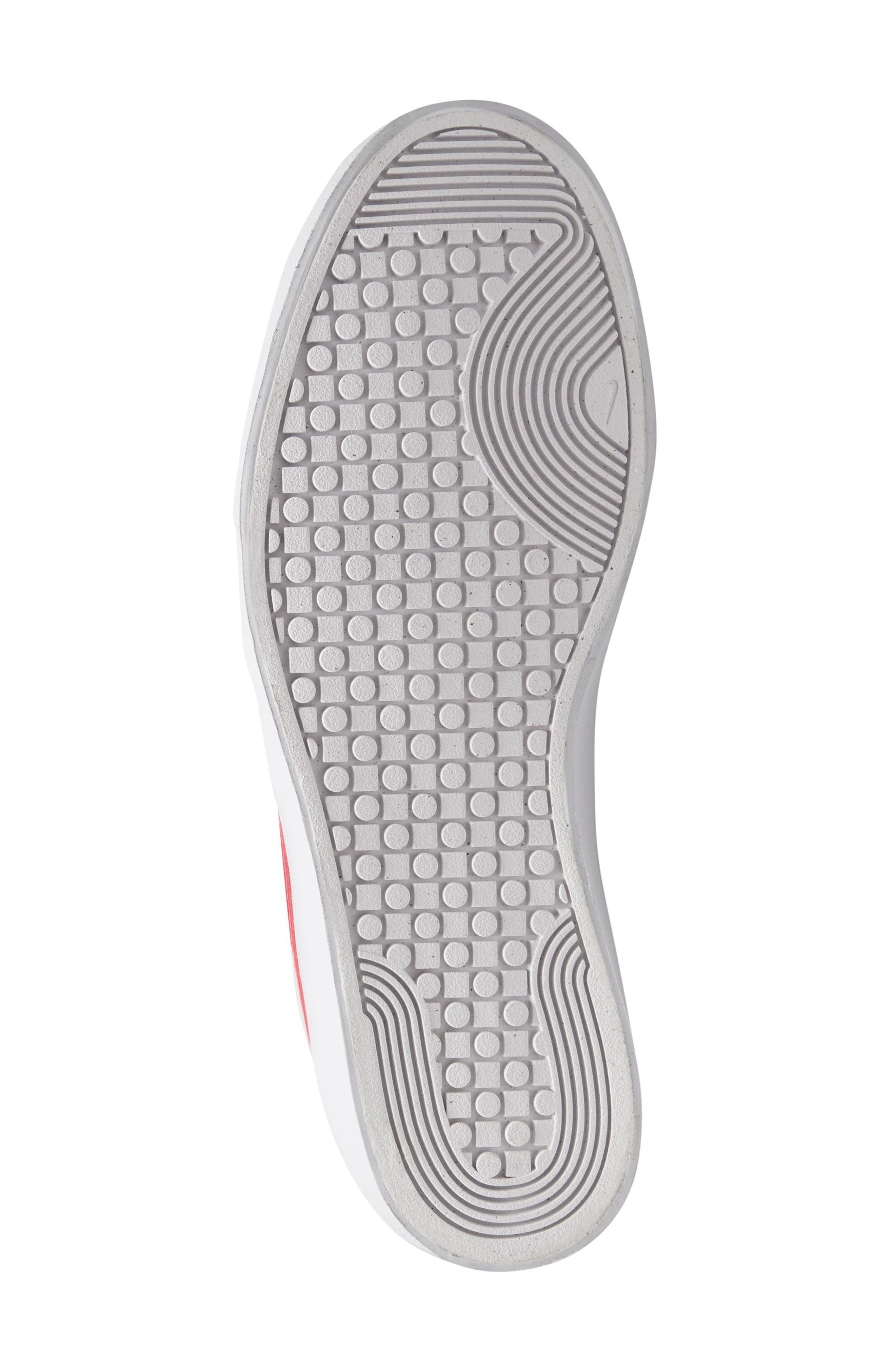 Nike Court Shot Low Top Sneaker, Alternate, color, White/ University Red