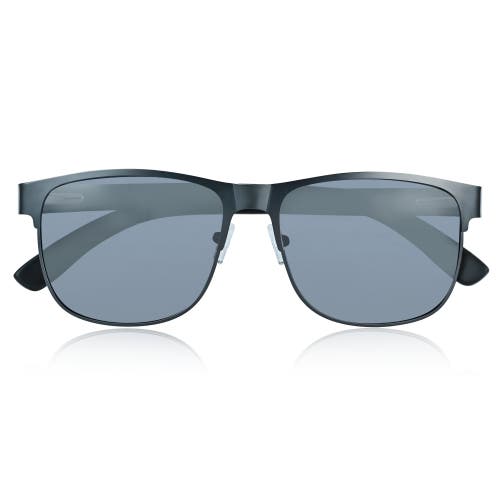 Earth Wood Reine Polarized Sunglasses In Gray