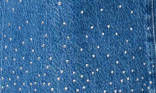 Joe's Crystal Embellished High Waist Wide Leg Jeans
