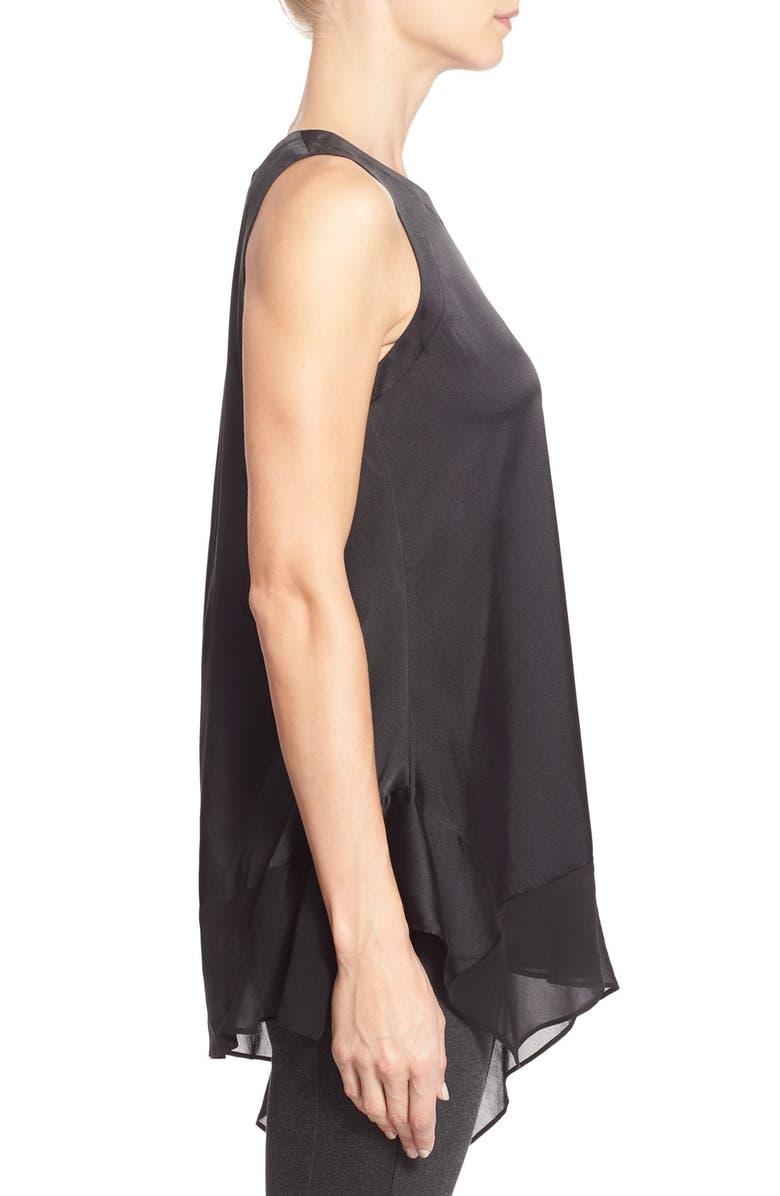 Eileen Fisher Asymmetrical Silk Blend Tunic, Alternate, color, 