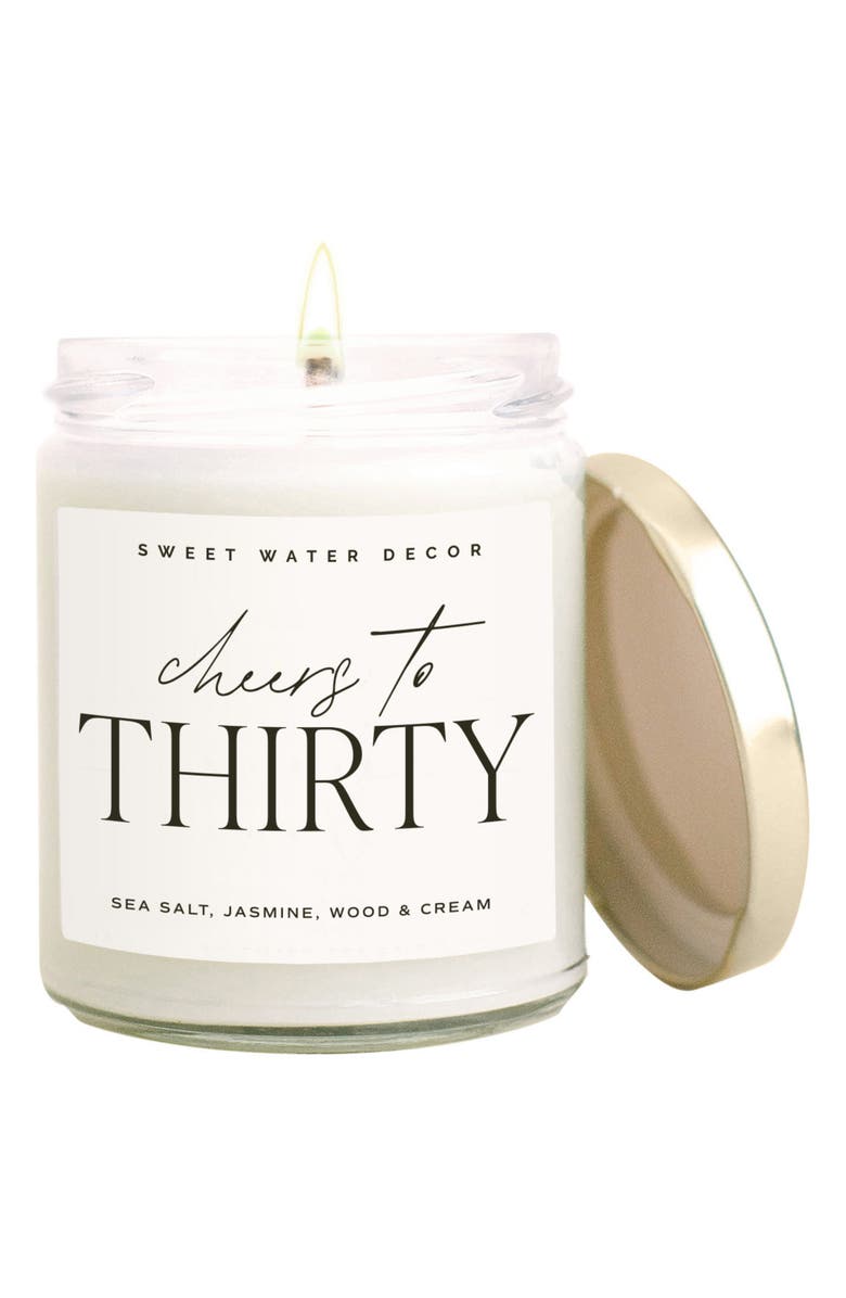 SWEET WATER DECOR Cheers Milestone Scented Candle, Main, color, 