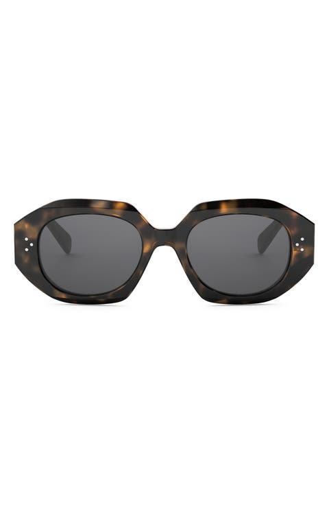 Bold 3 Dots 52mm Geometric Sunglasses