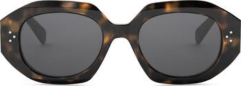 Celine Bold 3 Dots 52MM Geometric Sunglasses CELINE Bold 3 Dots 52mm Geometric Sunglasses | Nordstrom main image 3