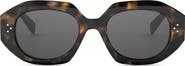 CELINE Bold 3 Dots 52mm Geometric Sunglasses