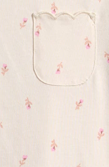 Kids' Scallop Cotton Pocket T-Shirt