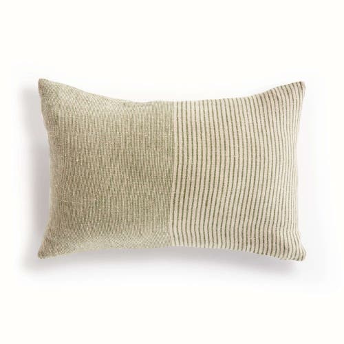 Napa Home & Garden Otis Pinstripe Lumbar Pillow In Neutral