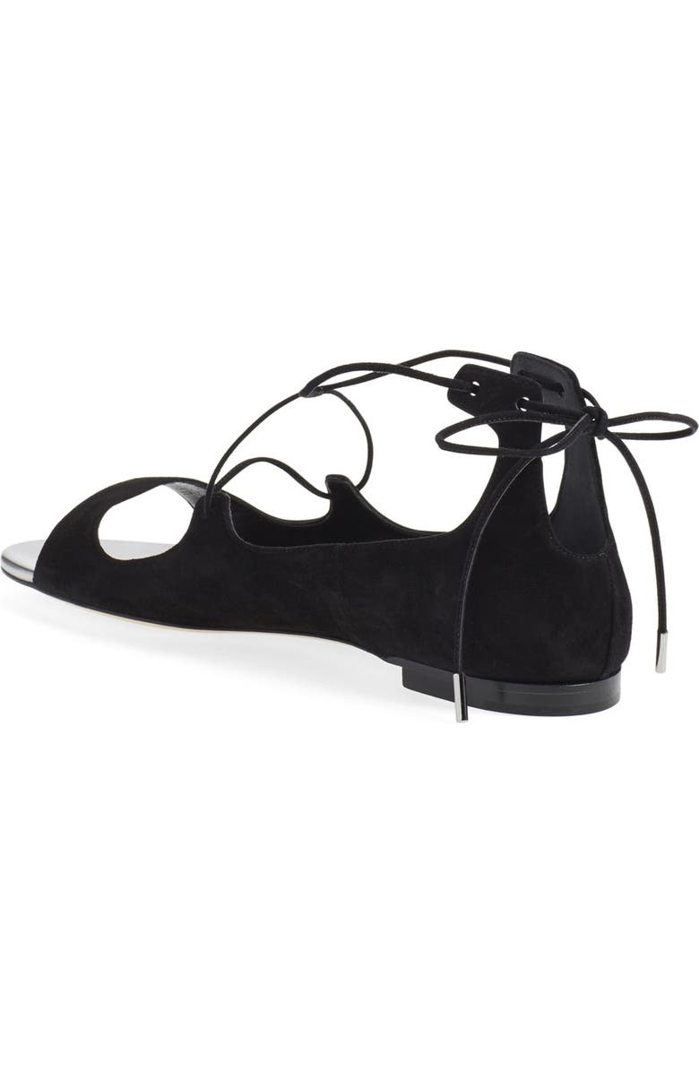 Jimmy Choo 'Vernie' Lace-Up Sandal, Alternate, color,