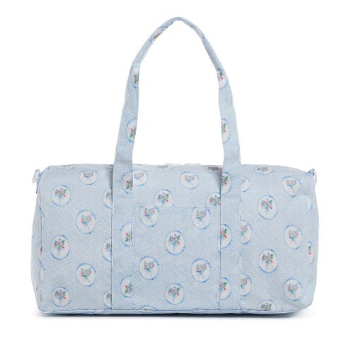 Trvl Design Medallion Floral Duffel In Blue