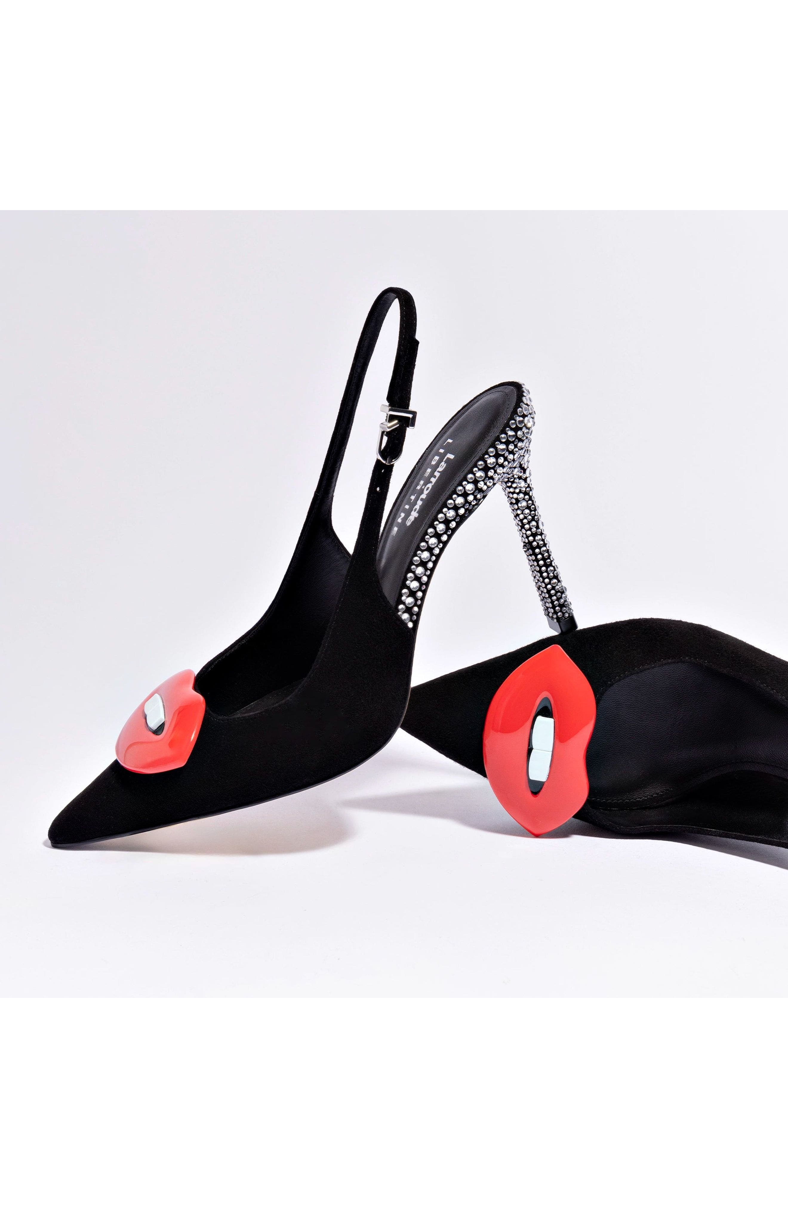 x Libertine Lips Pump, Alternate, color, Black