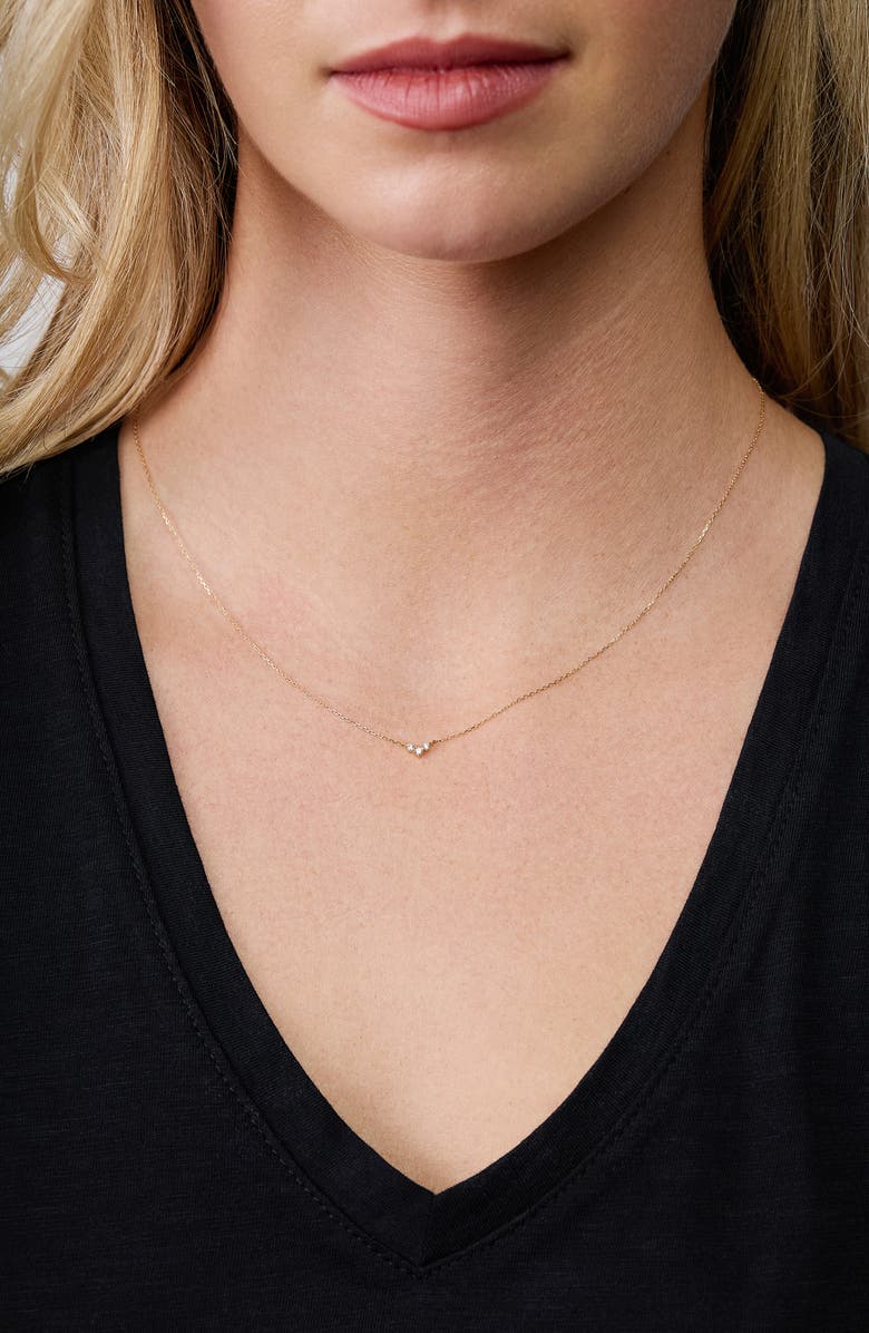 Bony Levy Icon 18K Yellow Gold Diamond Pendant Necklace, Alternate, color, 18K Yellow Gold