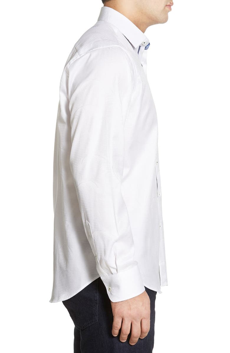 Bugatchi Classic Fit Sport Shirt, Alternate, color, 