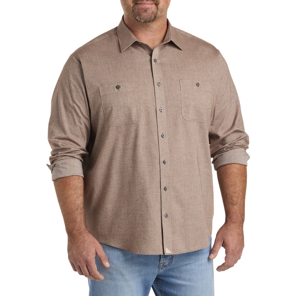 Untuckit Fit by Dxl Hemsworth Sport Shirt in Brown  product