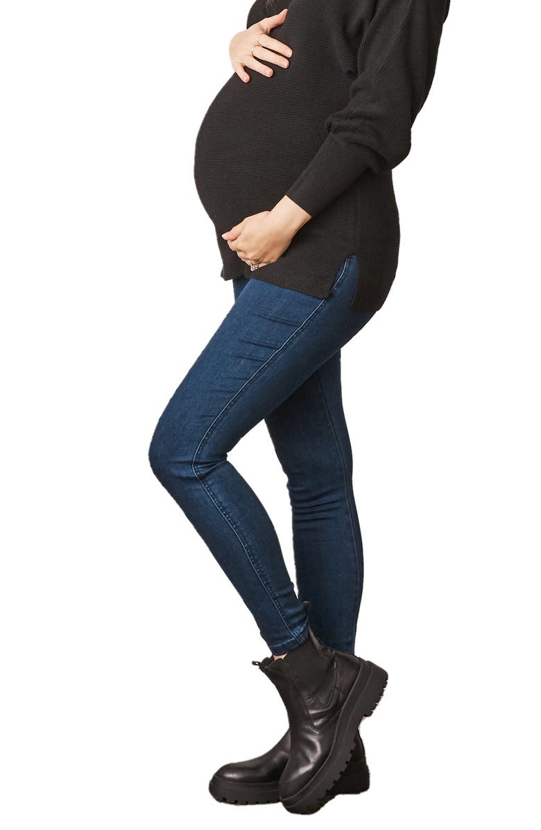 Angel Maternity Maternity Denim Leggings, Alternate, color, 