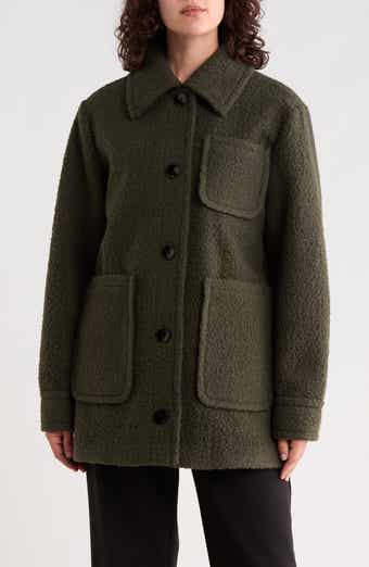 Textured Wool Shirt Jacket