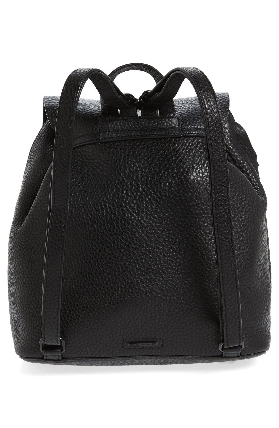 Rebecca Minkoff Darren Leather Backpack, Alternate, color, 