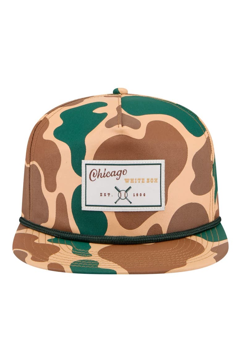Men's New Era  Camo Chicago White Sox Duck 19TWENTY Adjustable Hat, Alternate, color, Camo