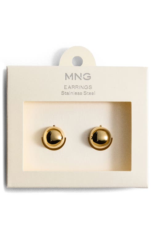 Mango Stud Earrings In Gold