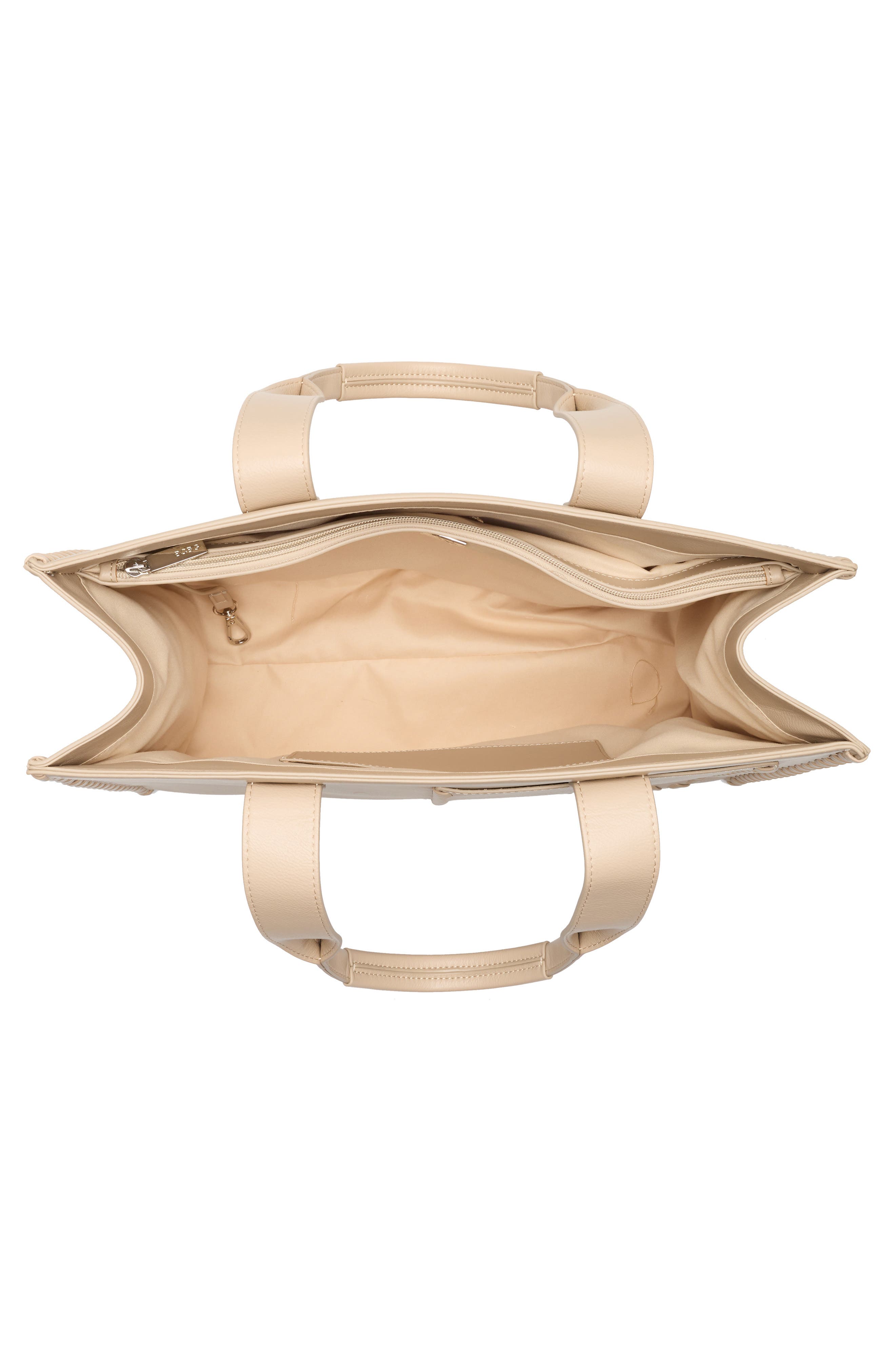 BCBG Whipstitch Tote, Alternate, color, Taupe