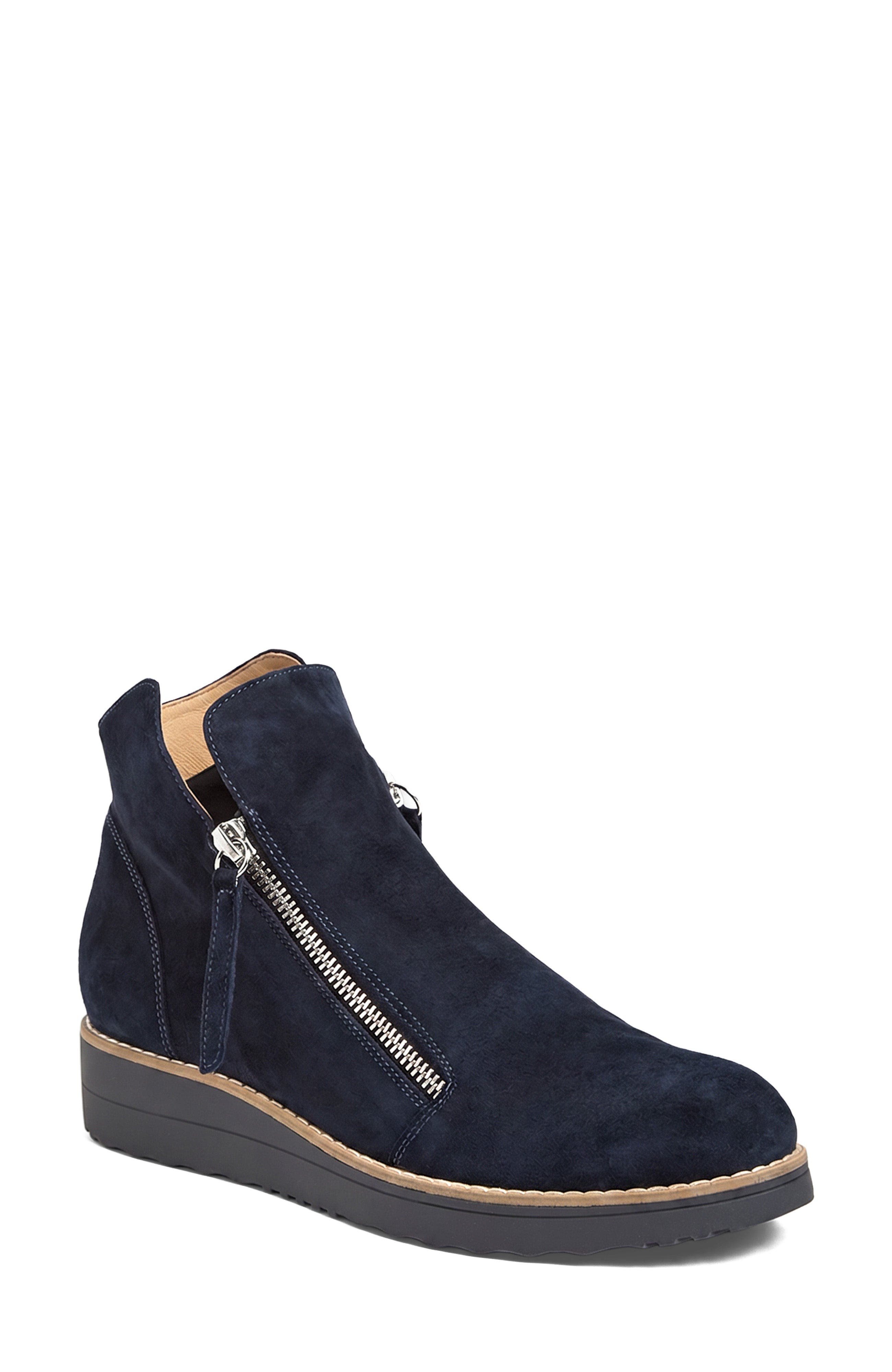 Navy Suede