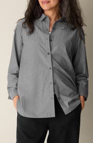 Eileen Fisher Organic Cotton Long Shirt