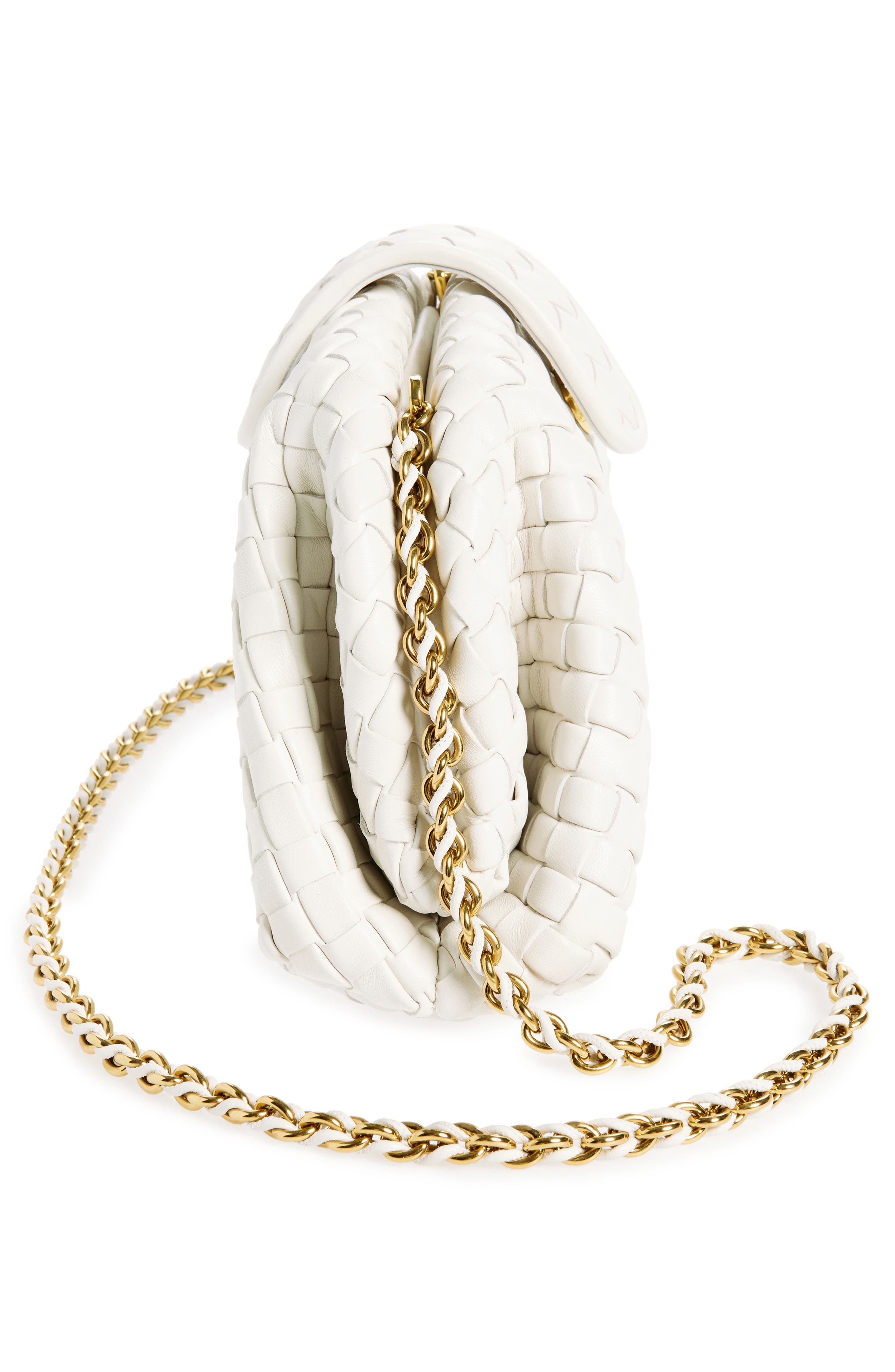 Bottega Veneta Mini Lauren 1980 Intrecciato Leather Clutch, Alternate, color, 