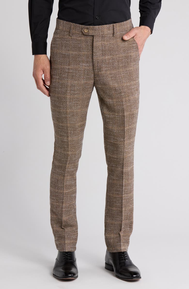 Tahari Slim Fit Dress Pants, Main, color,