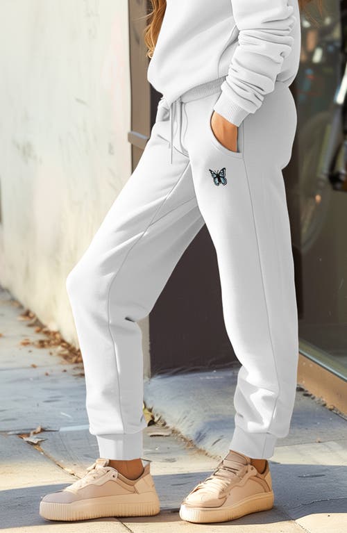 Dalix Butterfly Midweight Fleece Relaxed Sweatsuit