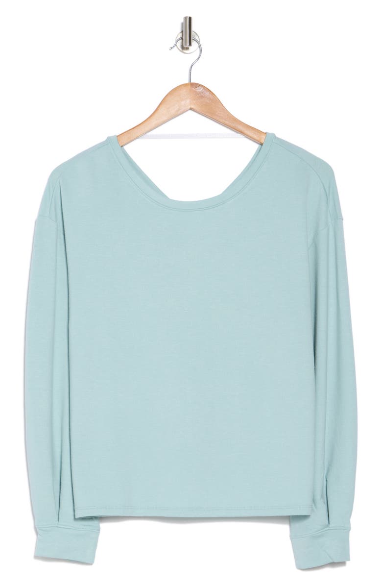 LAYER 8 Restoration Twist Back Long Sleeve Top, Alternate, color, 