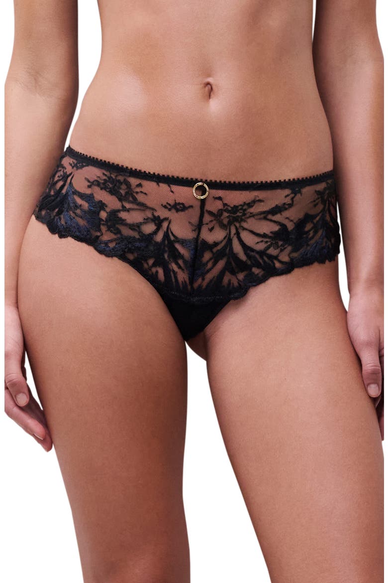 Illusion Hipster Briefs, Main, color, TWILIGHT BLACK