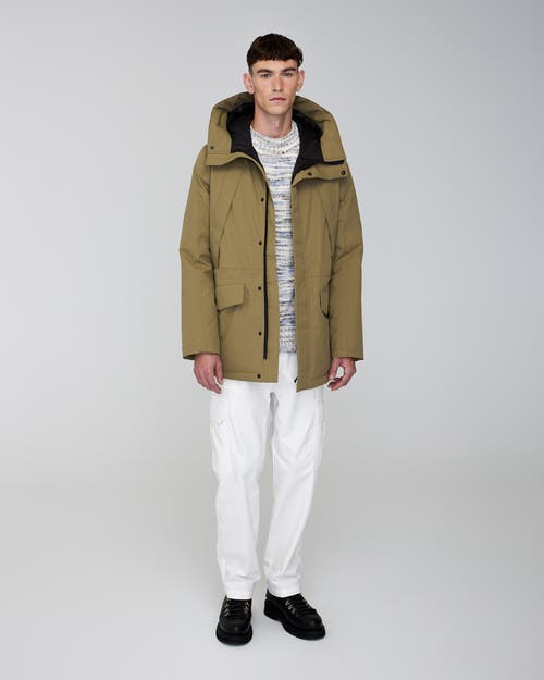 Quartz Co. Grant | Hooded Down Winter Jacket In Khaki