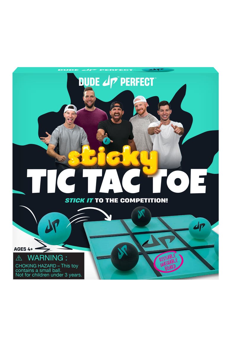 Sticky Tic-Tac-Toe Tabletop Game, Alternate, color, GREEN