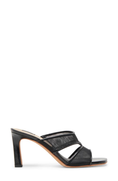 Dolce Vita Gitel Slide Sandal In Onyx Mesh