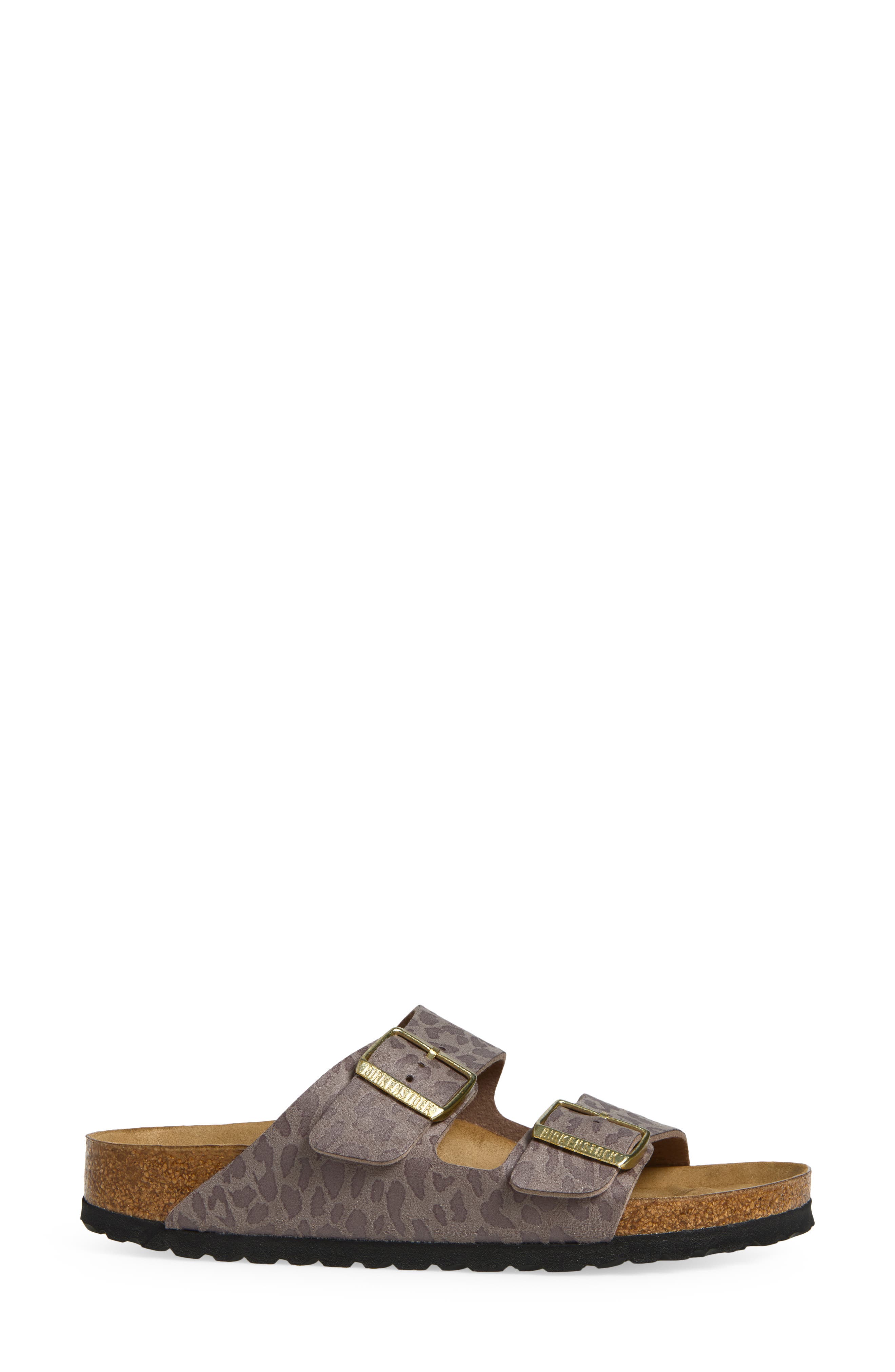 Arizona Slide Sandal, Alternate, color, GRAY TAUPE LEOPARD
