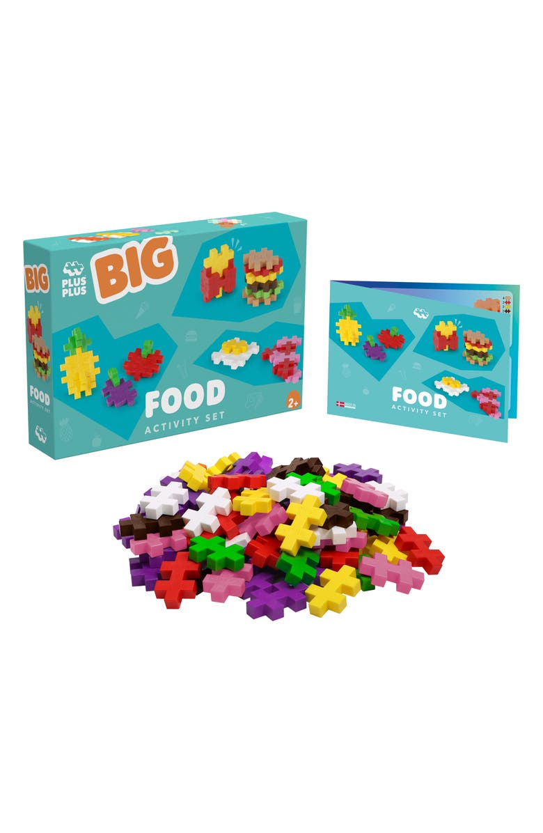 Plus-Plus USA Big Activity Food Building Playset, Alternate, color, Multi