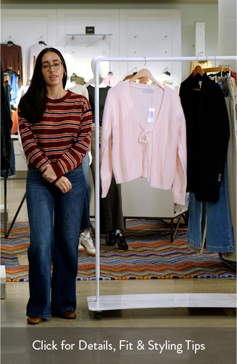 Cherri Tie Front Cardigan, sales video thumbnail