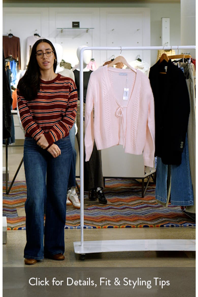 Cherri Tie Front Cardigan video