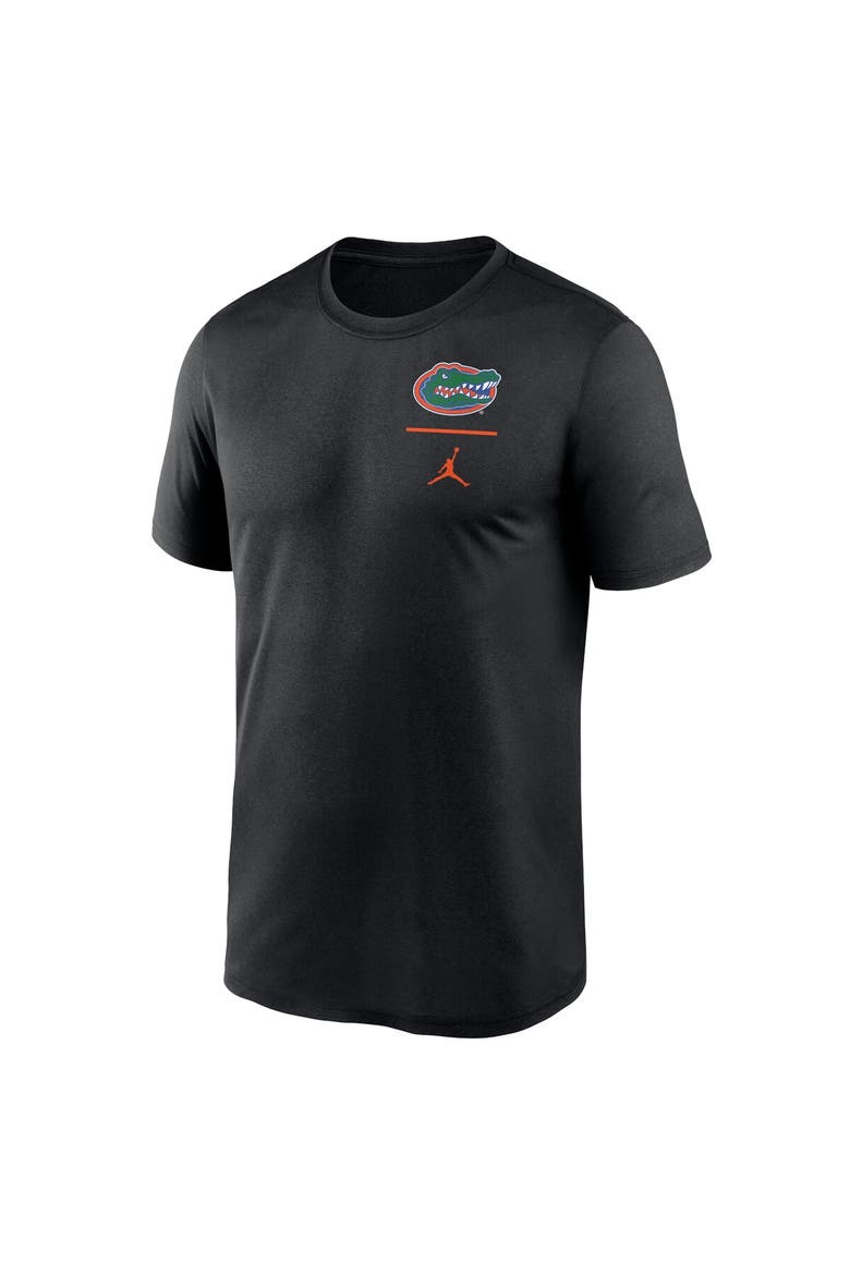 Men's Jordan Brand Black Florida Gators Primary Logo Legend Performance T-Shirt, Alternate, color, Black