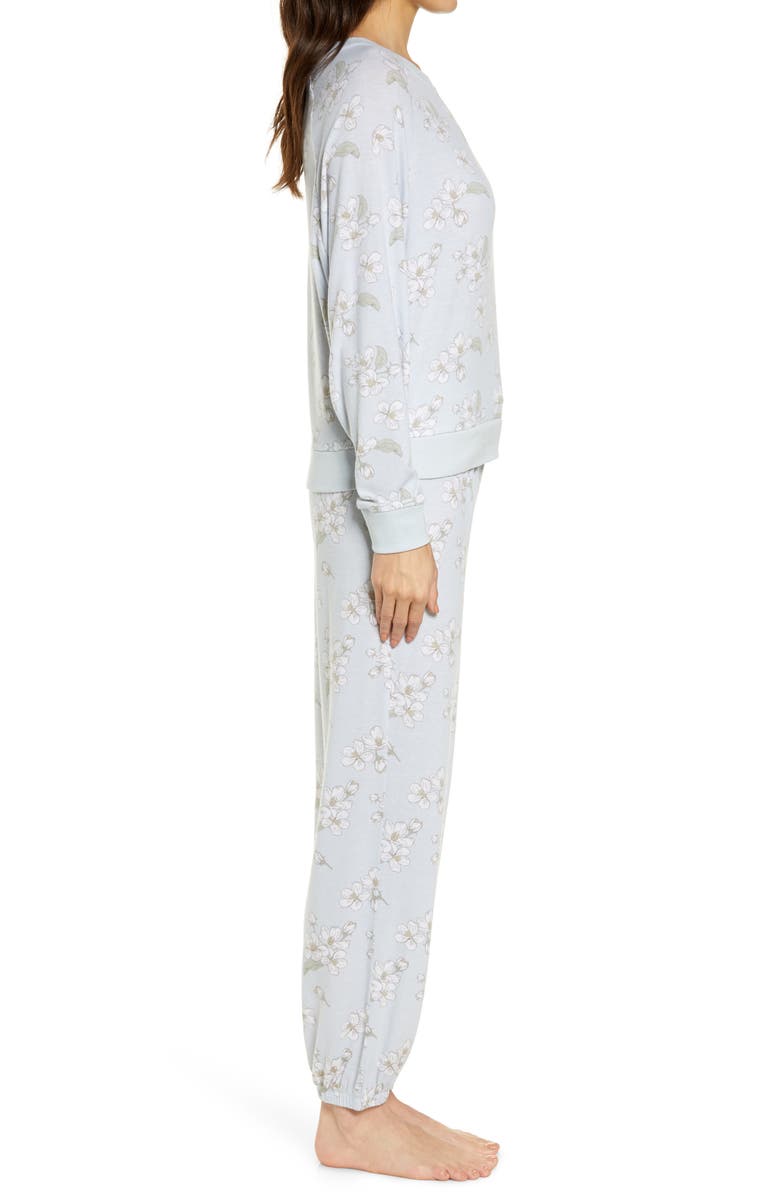Honeydew Star Seeker Brushed Jersey Pajamas, Alternate, color, Forever Floral