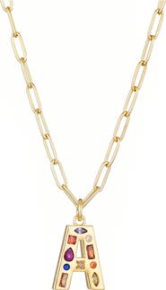 Adornia Initial Pendant Necklace