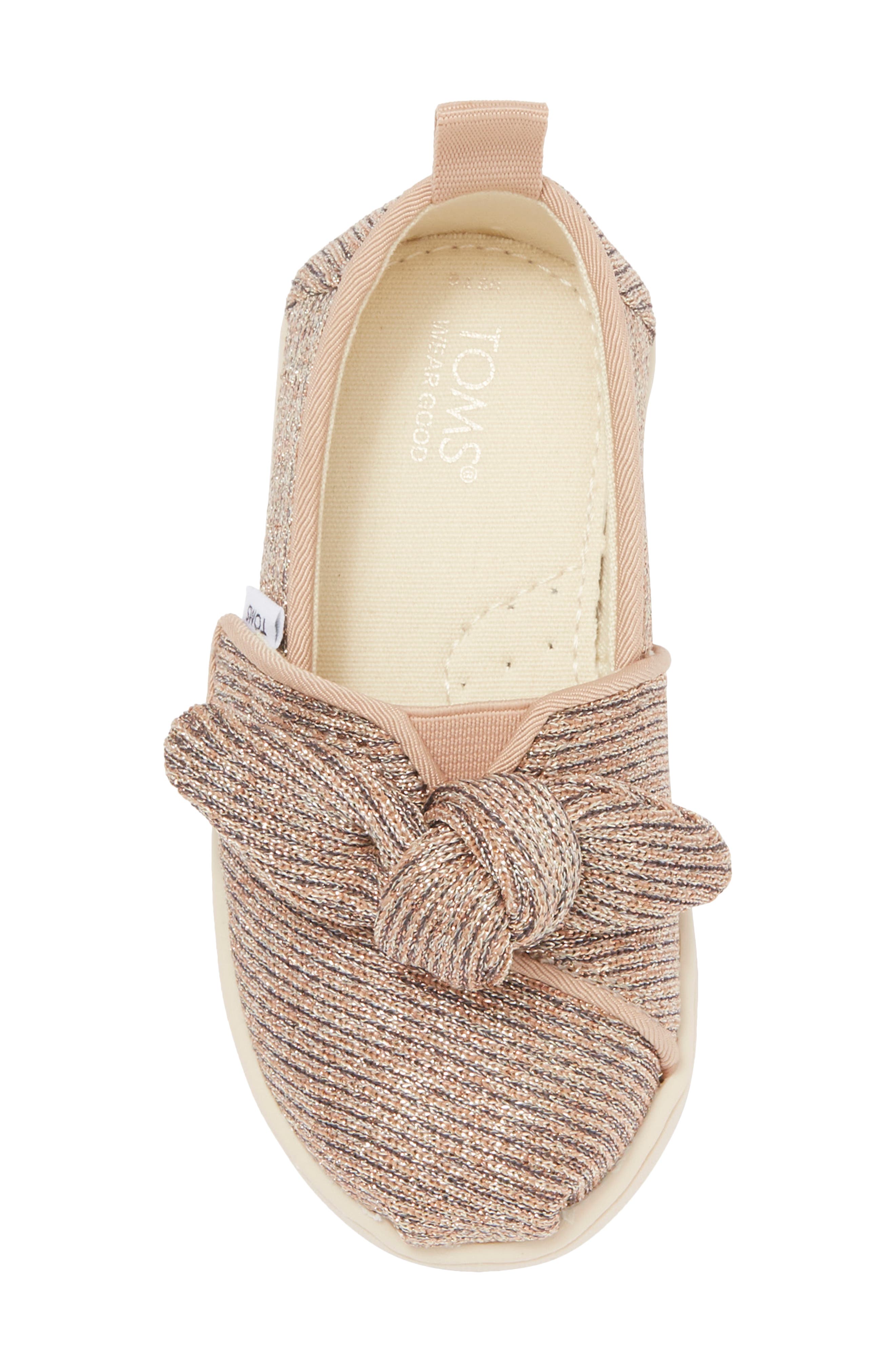 TOMS Kids' Sparkle Alpagrata Slip-On, Alternate, color, 