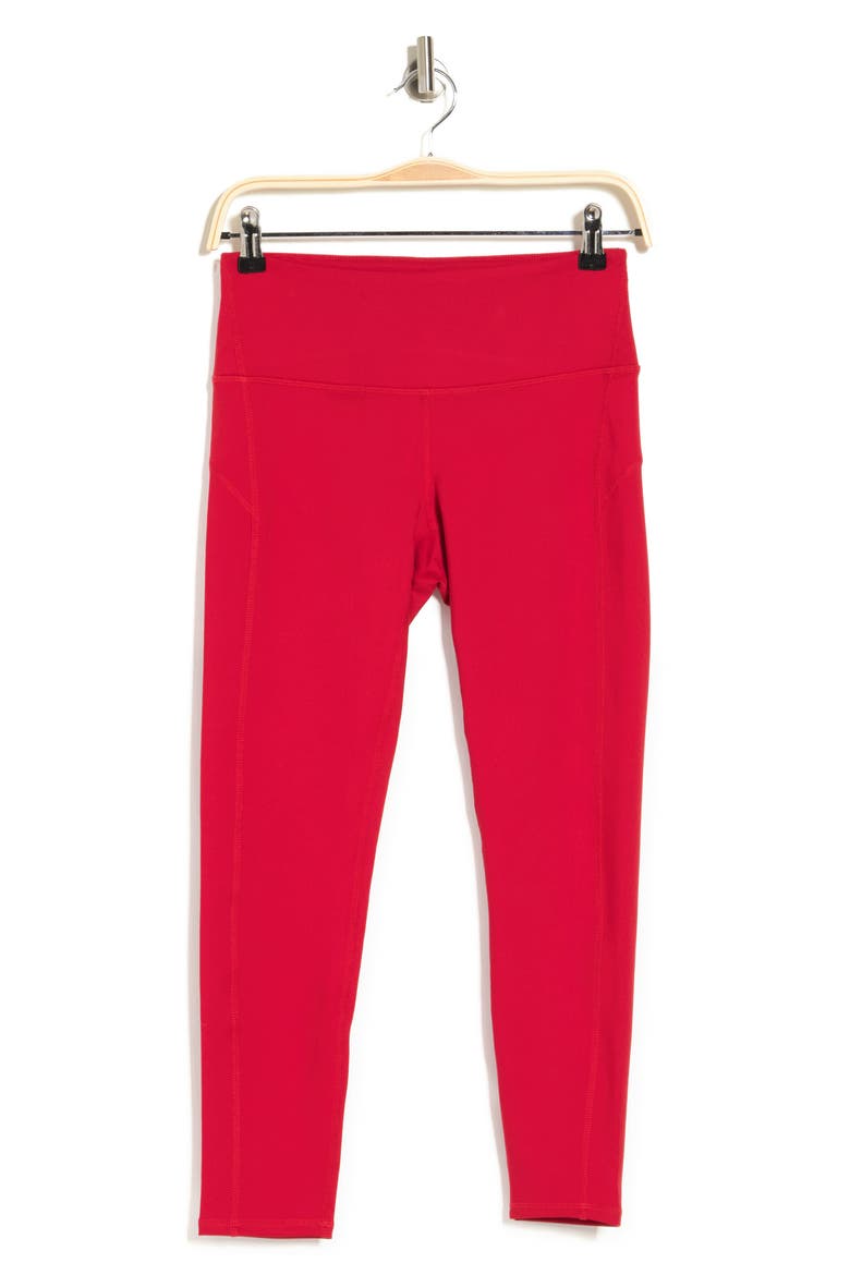 High Waist Re-Gen 7/8 Leggings, Alternate, color, RED COUTURE